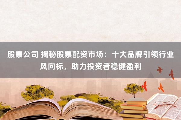 股票公司 揭秘股票配資市場：十大品牌引領(lǐng)行業(yè)風向標，助力投資者穩(wěn)健盈利