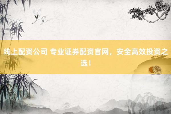 線上配資公司 專業(yè)證券配資官網(wǎng)，安全高效投資之選！